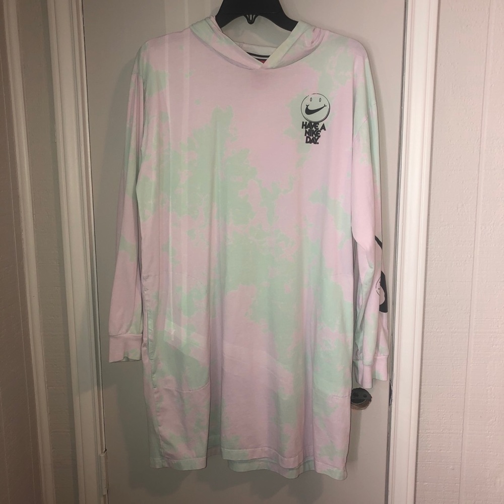 Nike Tie-Dye Hooded Tunic
